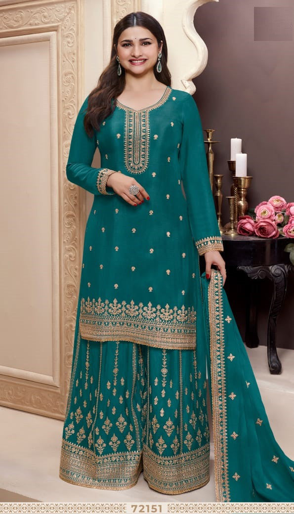 Shaniya Chinon Embroidered Salwar Suits Collection