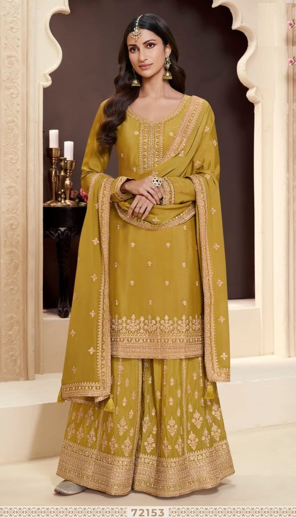Shaniya Chinon Embroidered Salwar Suits Collection
