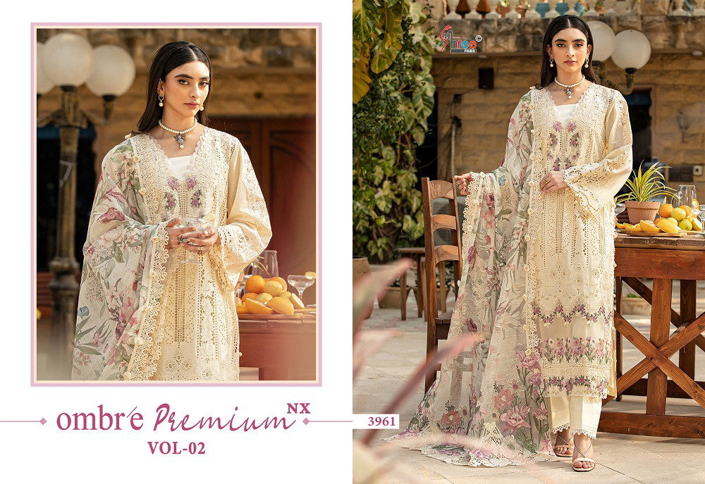 Shree Ombre Premium Vol 2 Nx Cotton Pakistani Salwar Suit Collection