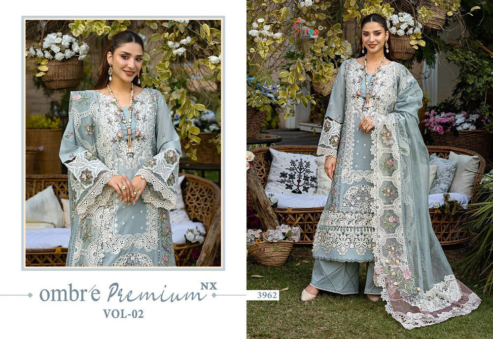 Shree Ombre Premium Vol 2 Nx Cotton Pakistani Salwar Suit Collection