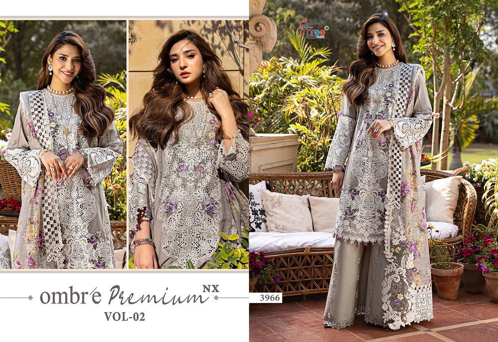 Shree Ombre Premium Vol 2 Nx Cotton Pakistani Salwar Suit Collection