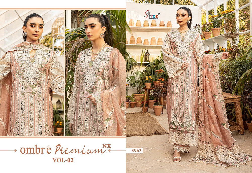 Shree Ombre Premium Vol 2 Nx Cotton Pakistani Salwar Suit Collection