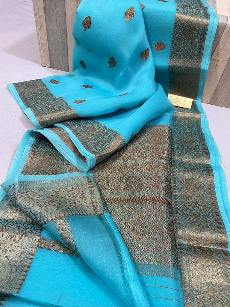 Banarasi Kora Organza Saree