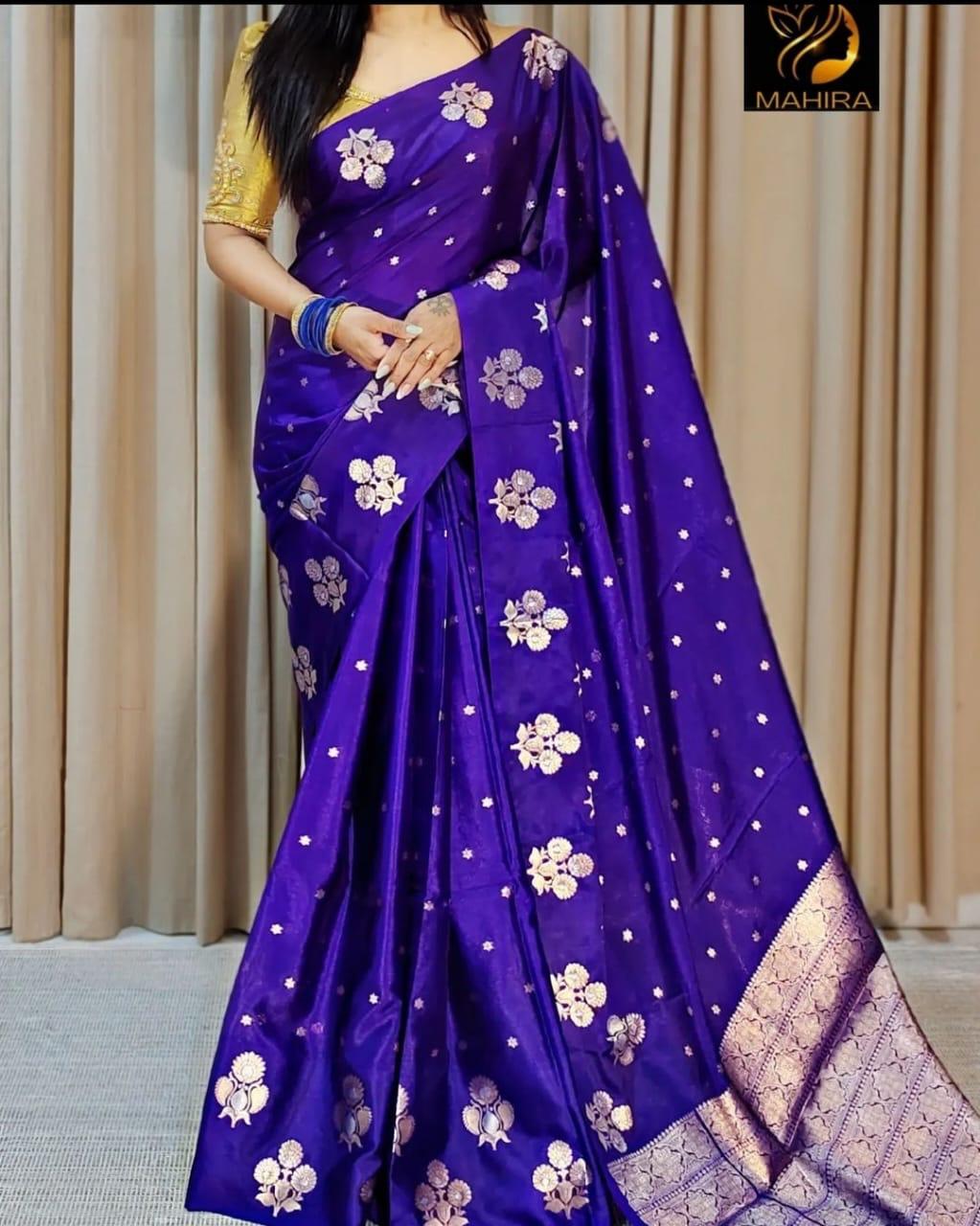 Banarasi Warm Silk Saree in multiple color options