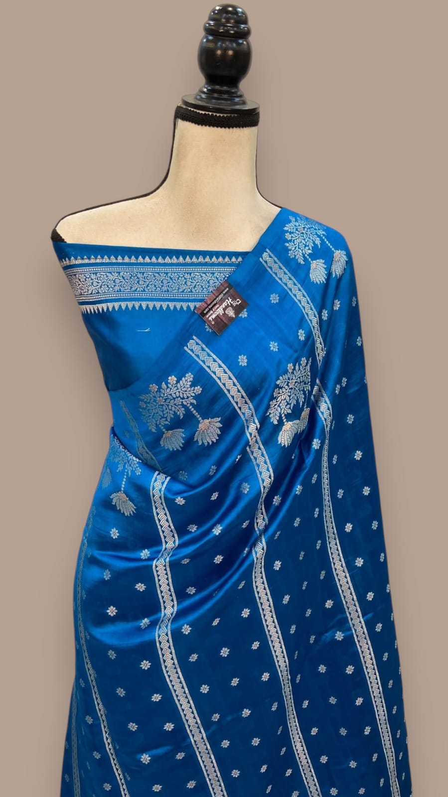 Banarasi Raw Mango Silk Saree in vibrant color options.