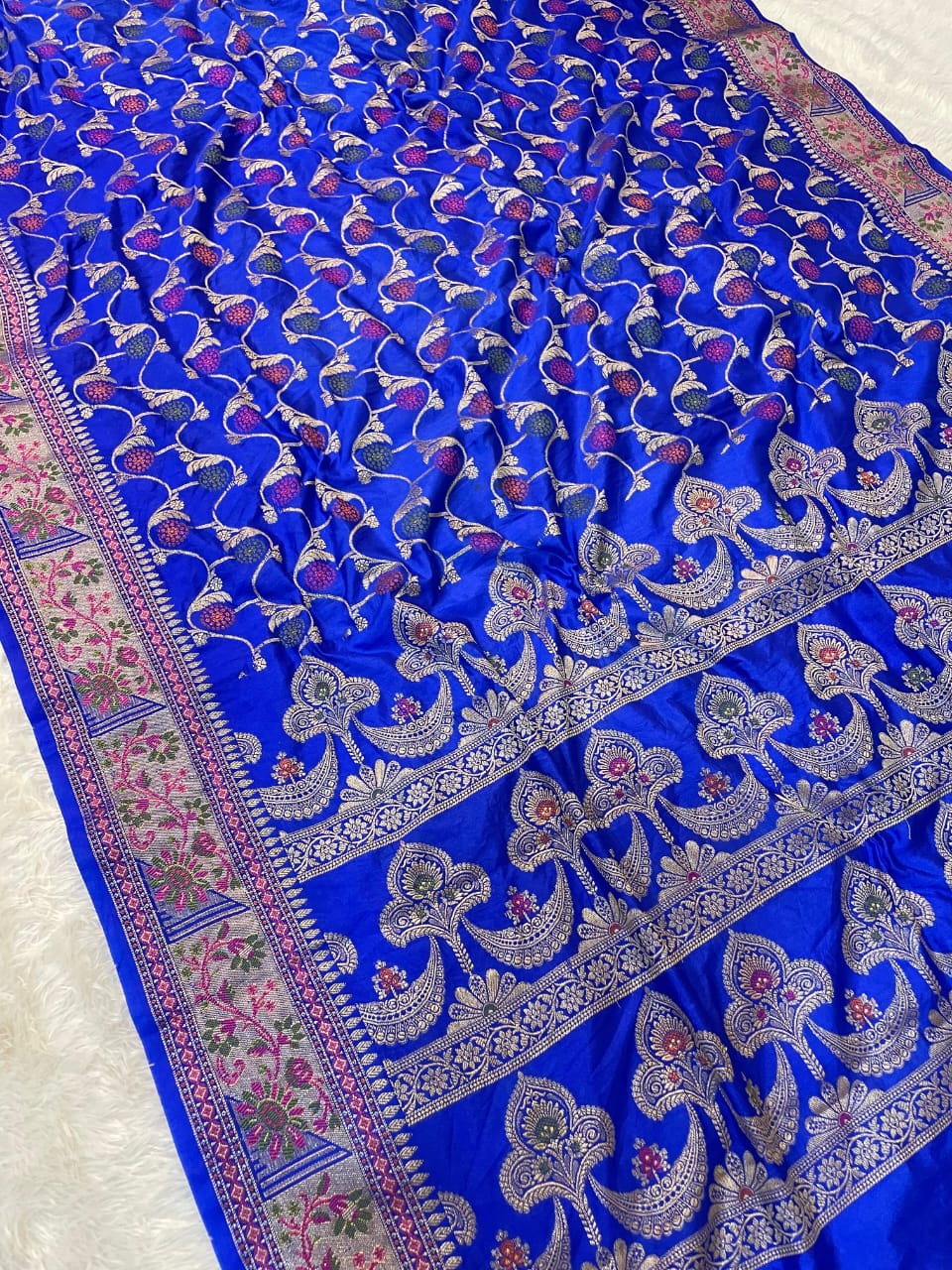 Banarasi Semi Katan Soft Silk Saree