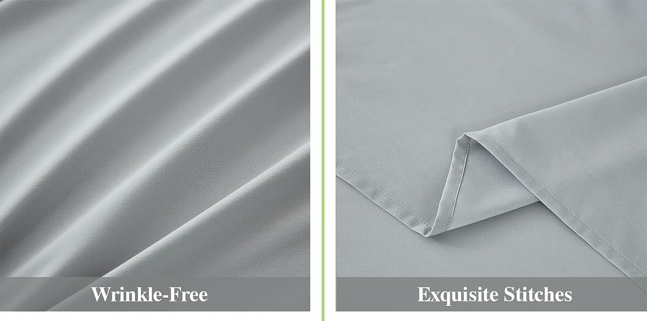 Seasons Bedsheet for Single Bed, (60x90 Inches, Light Grey)