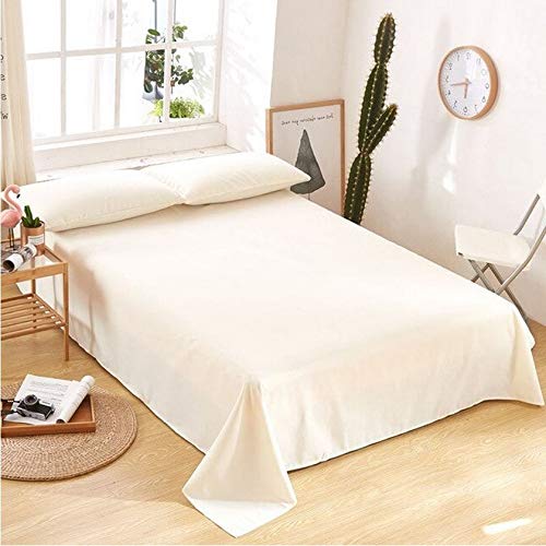 Seasons Double Ivory Bedsheet with 2 Pillow Cover