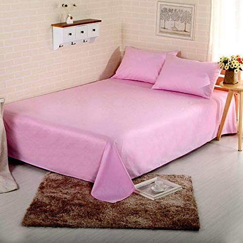 Seasons Double Pink Bedsheet with 2 Pillow Cover