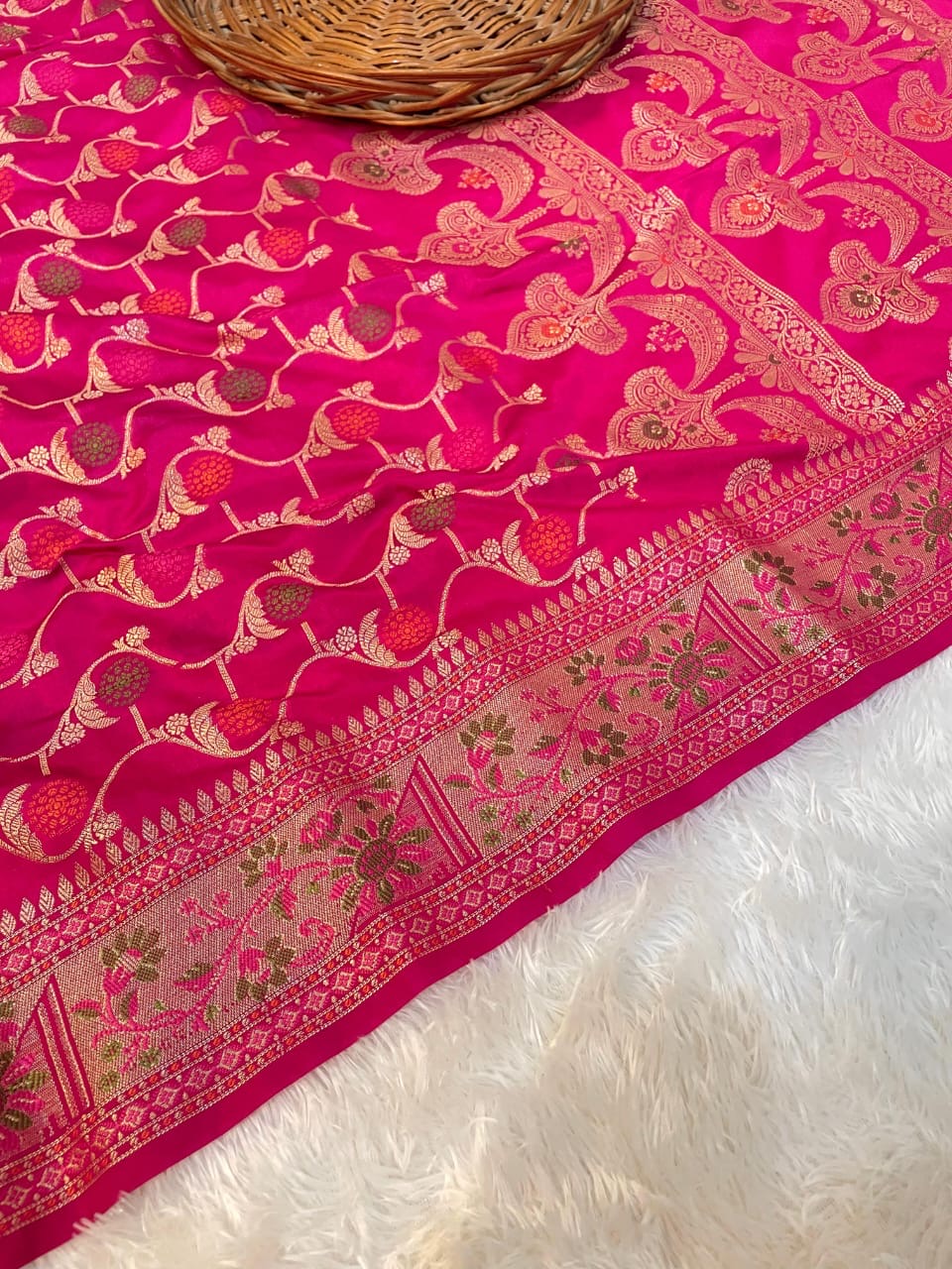 Banarasi Semi Katan Soft Silk Saree
