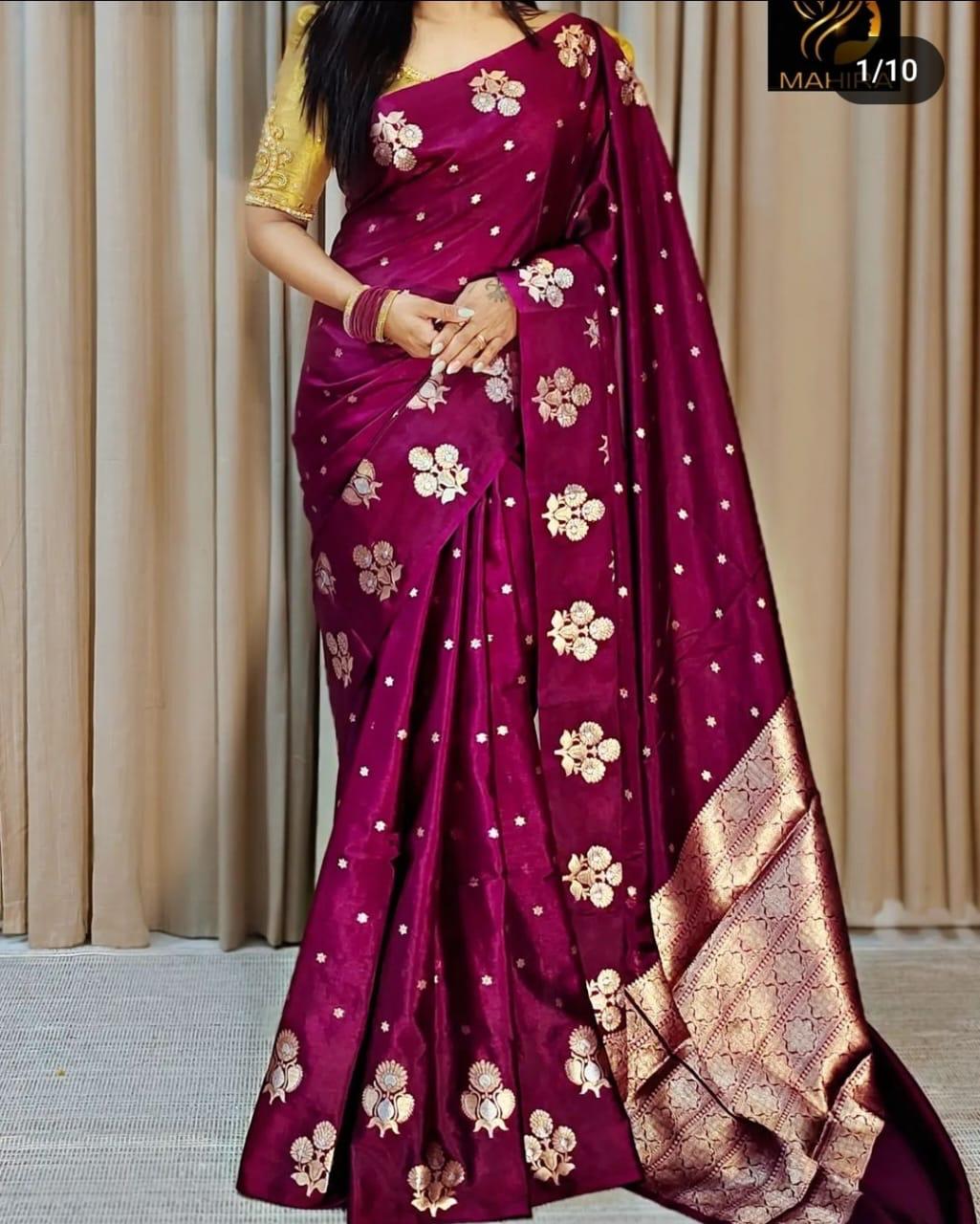 Banarasi Warm Silk Saree in multiple color options