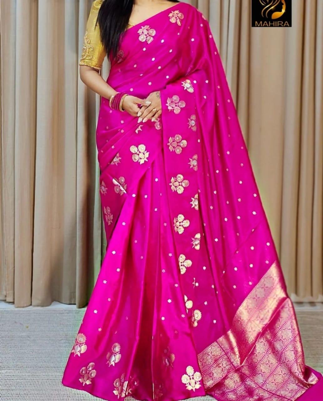 Banarasi Warm Silk Saree in multiple color options