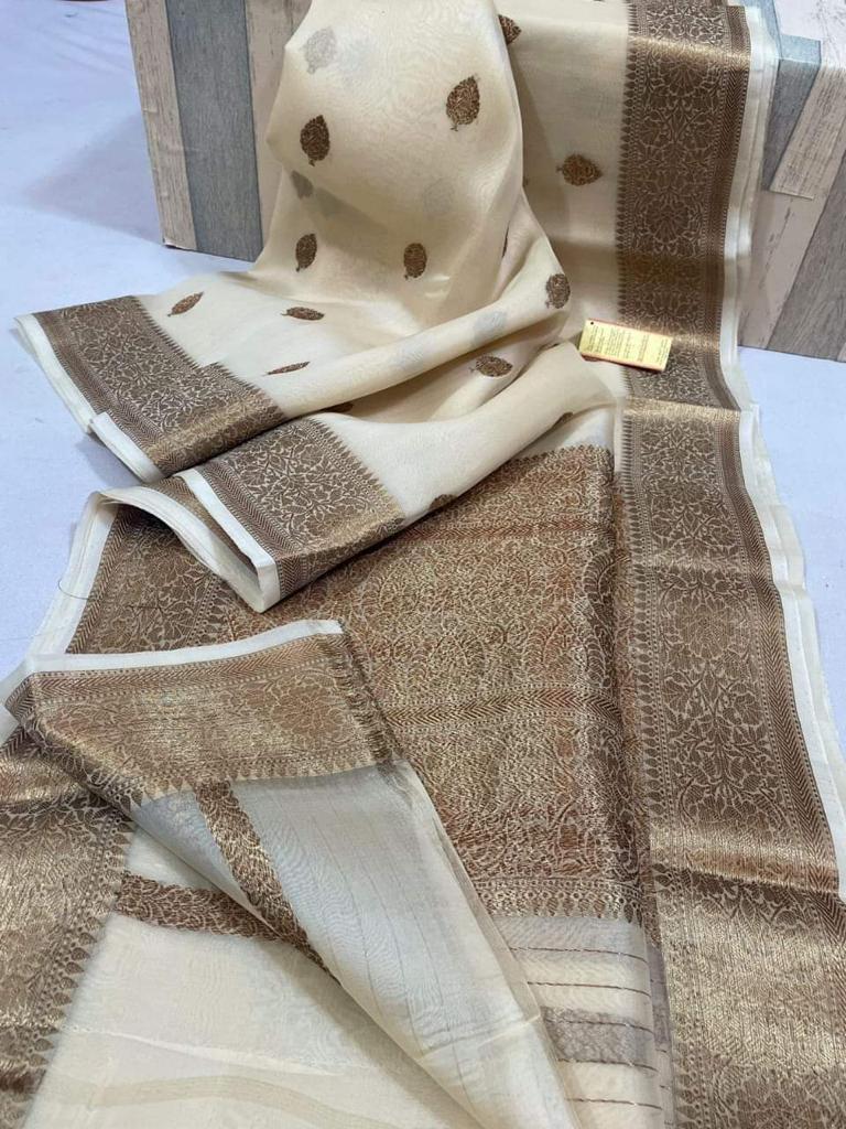 Banarasi Kora Organza Saree