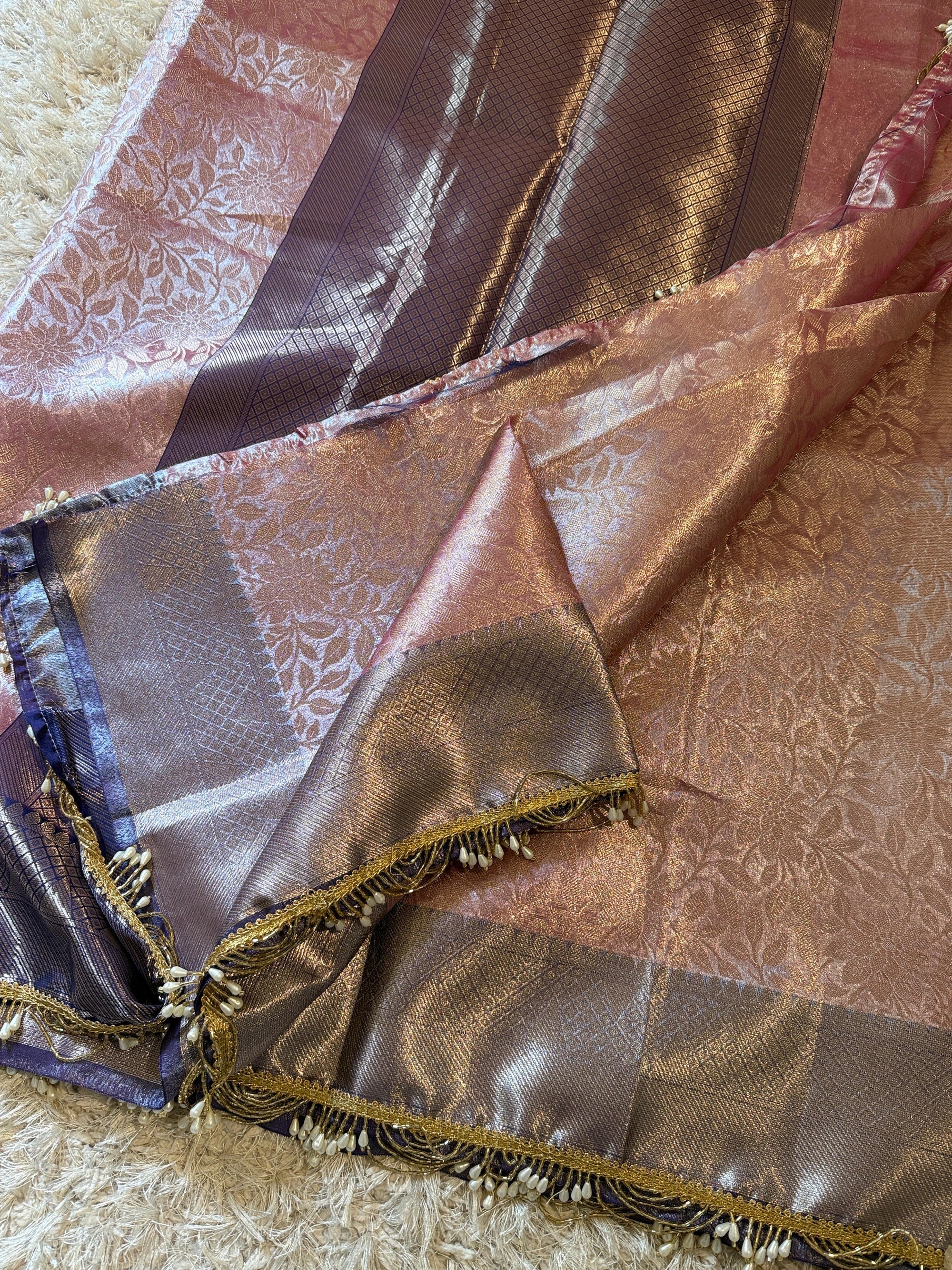 Banarasi Kanjivaram Tissue Silk Saree