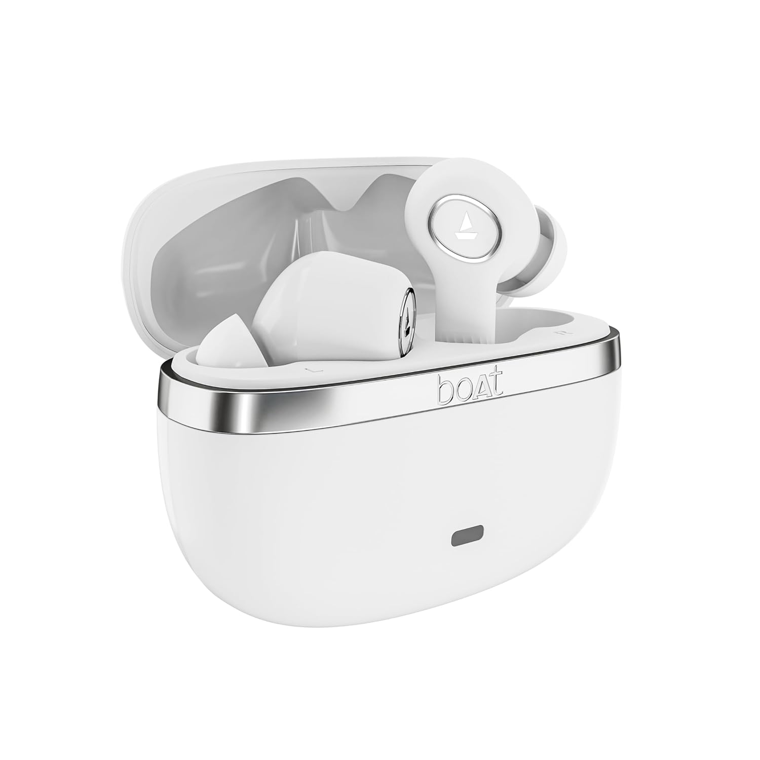 boAt Nirvana Ion TWS Earbuds with 120 HRS Playback(24hrs/Charge), Crystal Bionic Sound with Dual EQ Modes, Quad Mics ENx?Technology, Low Latency(60ms), in Ear Detection(Ivory White)