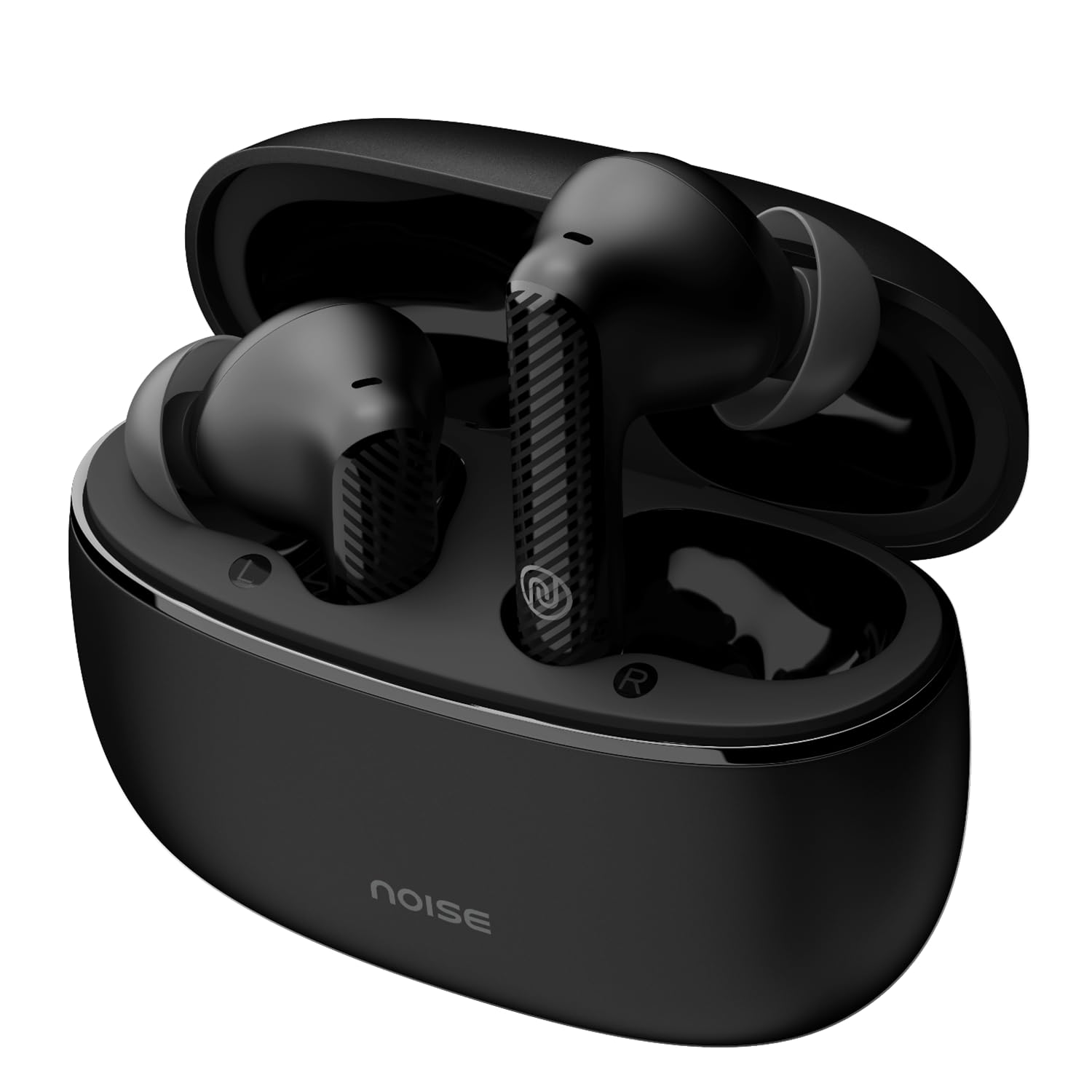 Noise Aura Buds with Dual Device Pairing, 60 Hours of Playtime, and ENC with Quad Mic Bluetooth Headset?(Aura Black, True Wireless)