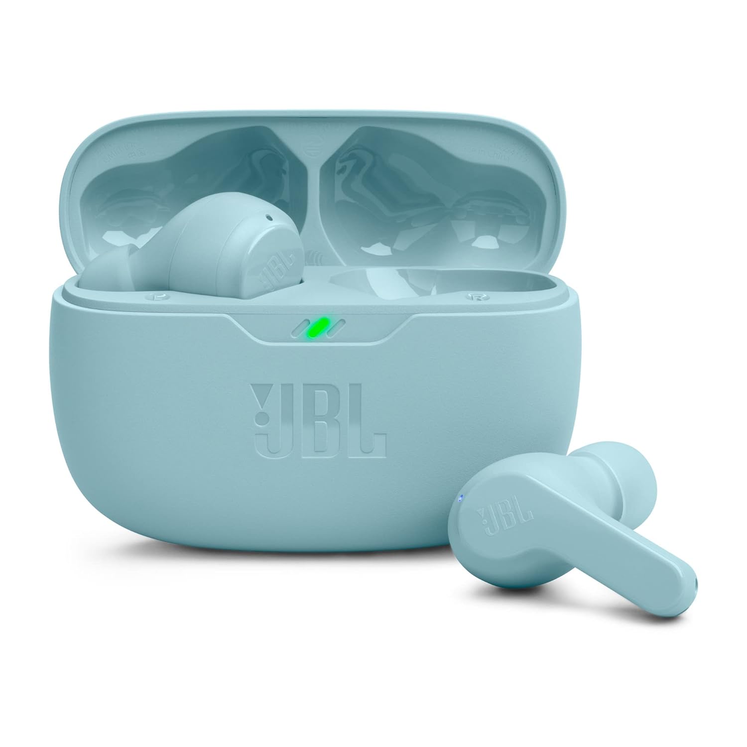 JBL Wave Beam TWS, 32Hr Playtime, IP54, Smart Ambient & TalkThru Mode, JBL App Bluetooth Headset?(Mint, In the Ear)