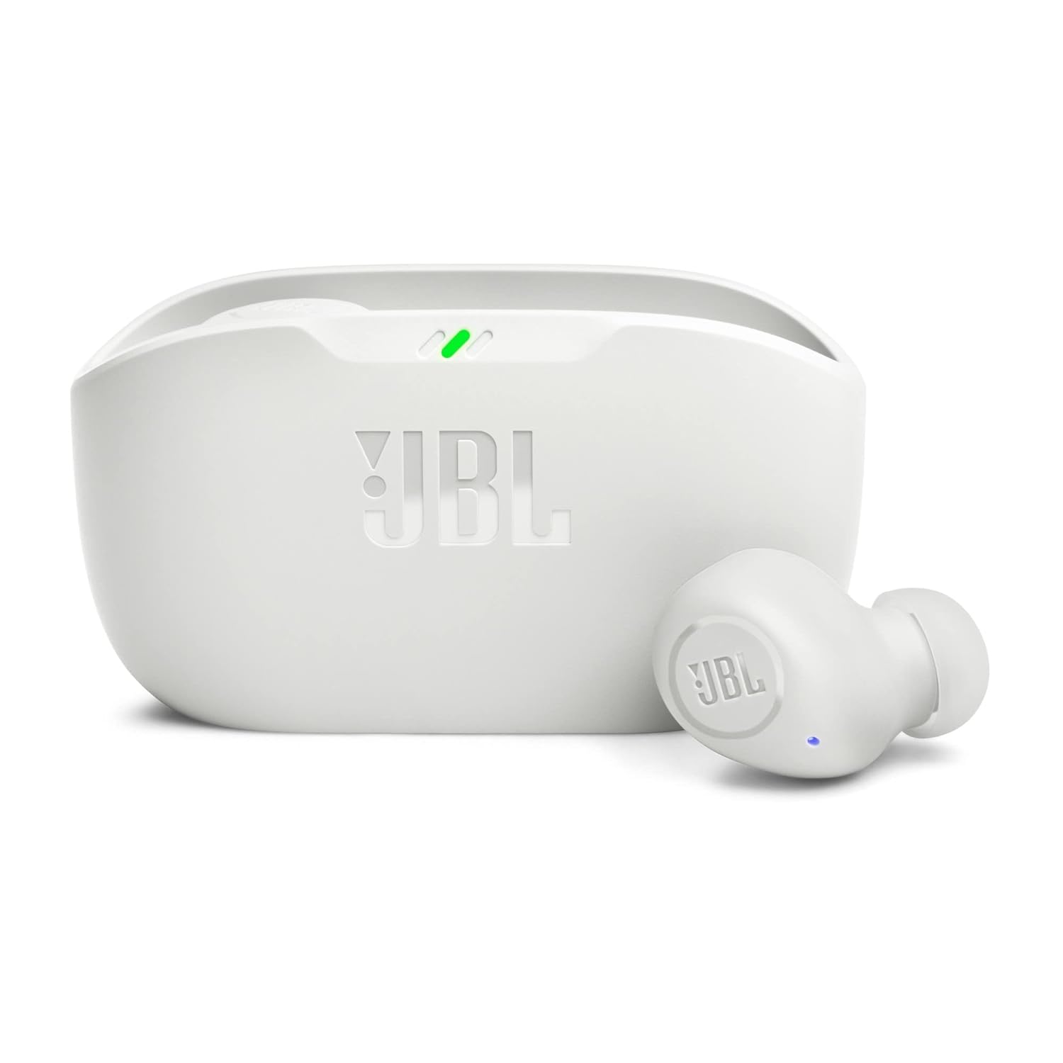 JBL Wave Buds TWS, 32Hr Playtime, IP54, Smart Ambient & TalkThru Mode, JBL App, Bluetooth Headset?(White, In the Ear)