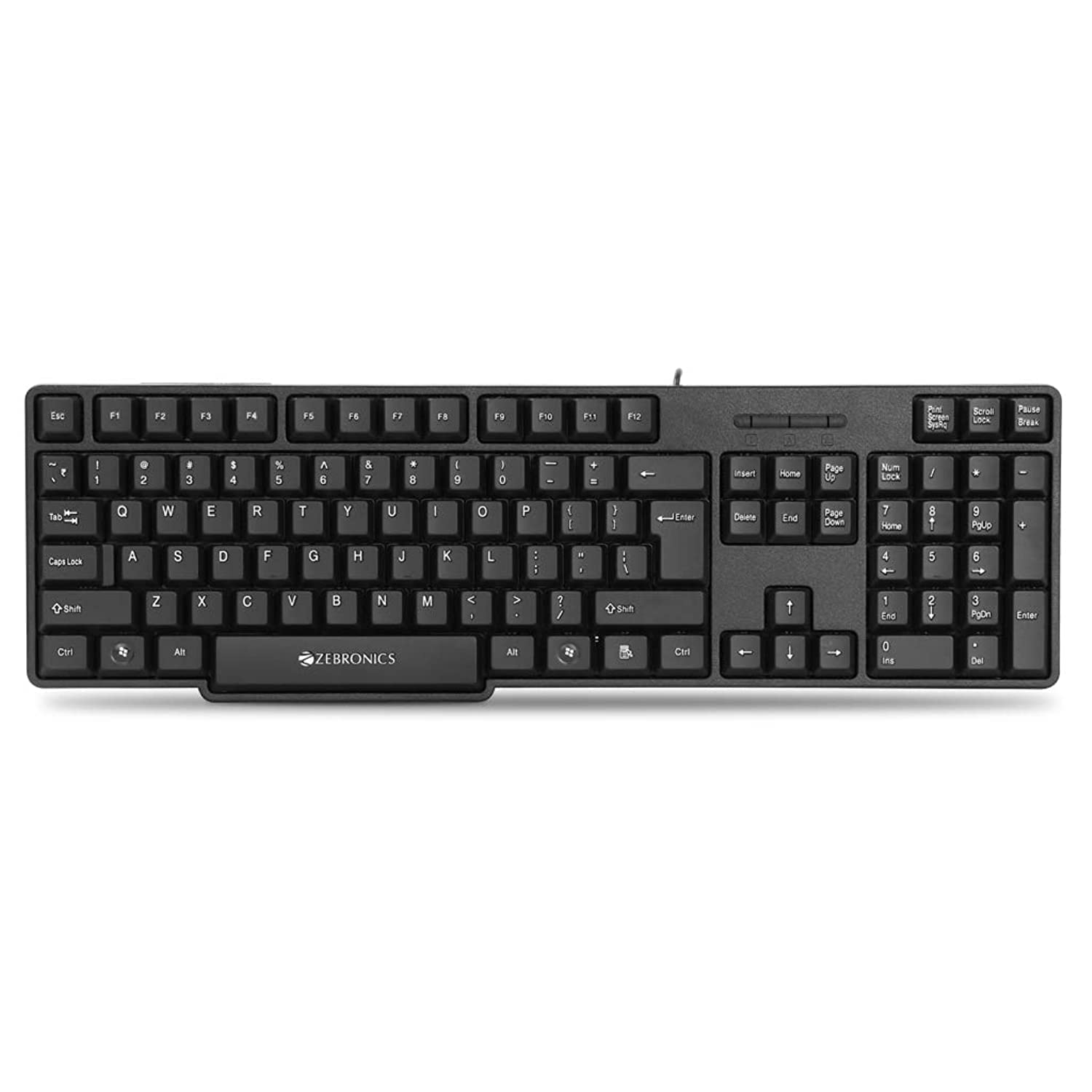 Zebronics Zeb-K20 Wired USB Desktop Keyboard?(Black)