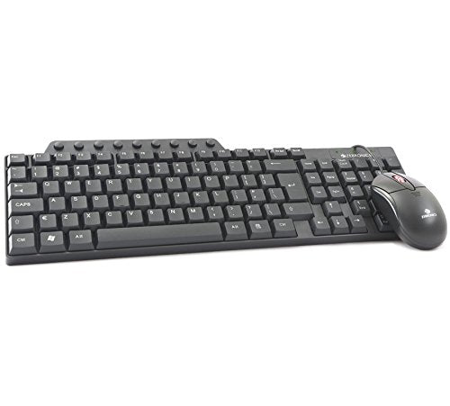 Zebronics JUDWAA 555 Combo Mouse and Wired USB Laptop Keyboard?(Black)