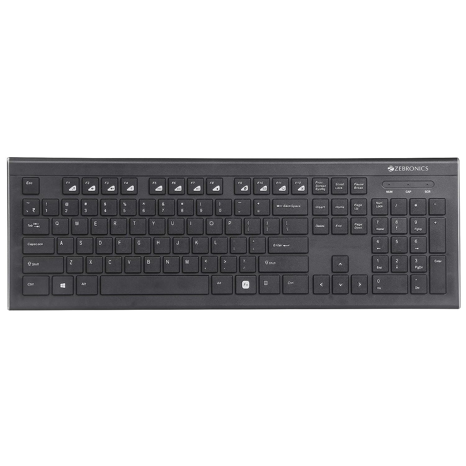 Zebronics ZEB-DLK01 Wired USB Desktop Keyboard?(Black)