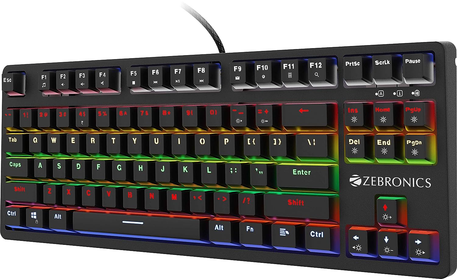 Zebronics Zeb-Max V2 Wired USB Gaming Keyboard?(Black)