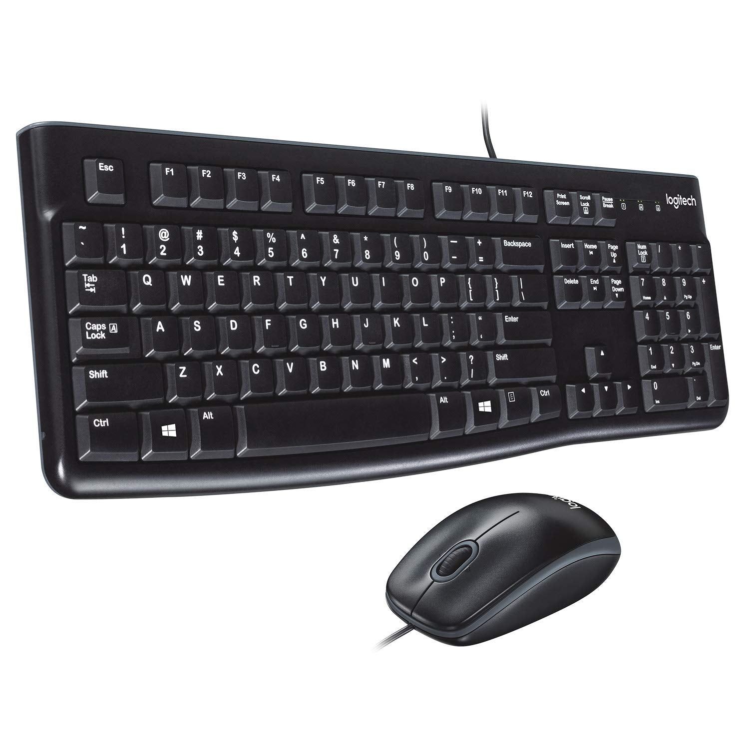 Logitech MK120 USB 2.0 Keyboard and Mouse Combo?(Black)