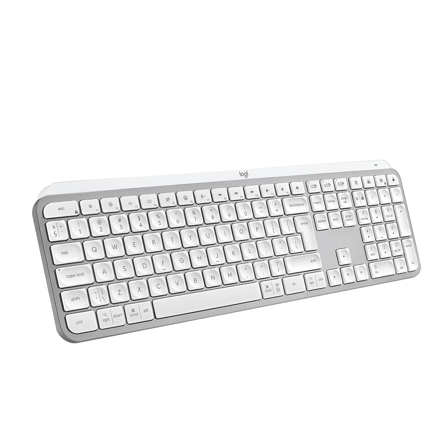 Logitech MX Keys S Wireless Multi-device Keyboard?(Pale Grey)