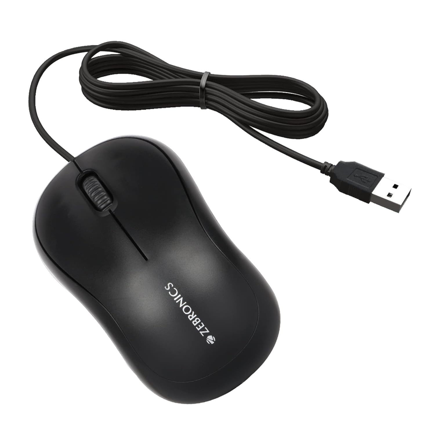 ZEBRONICS Comfort Wired Optical Mouse?(USB 2.0, Black)