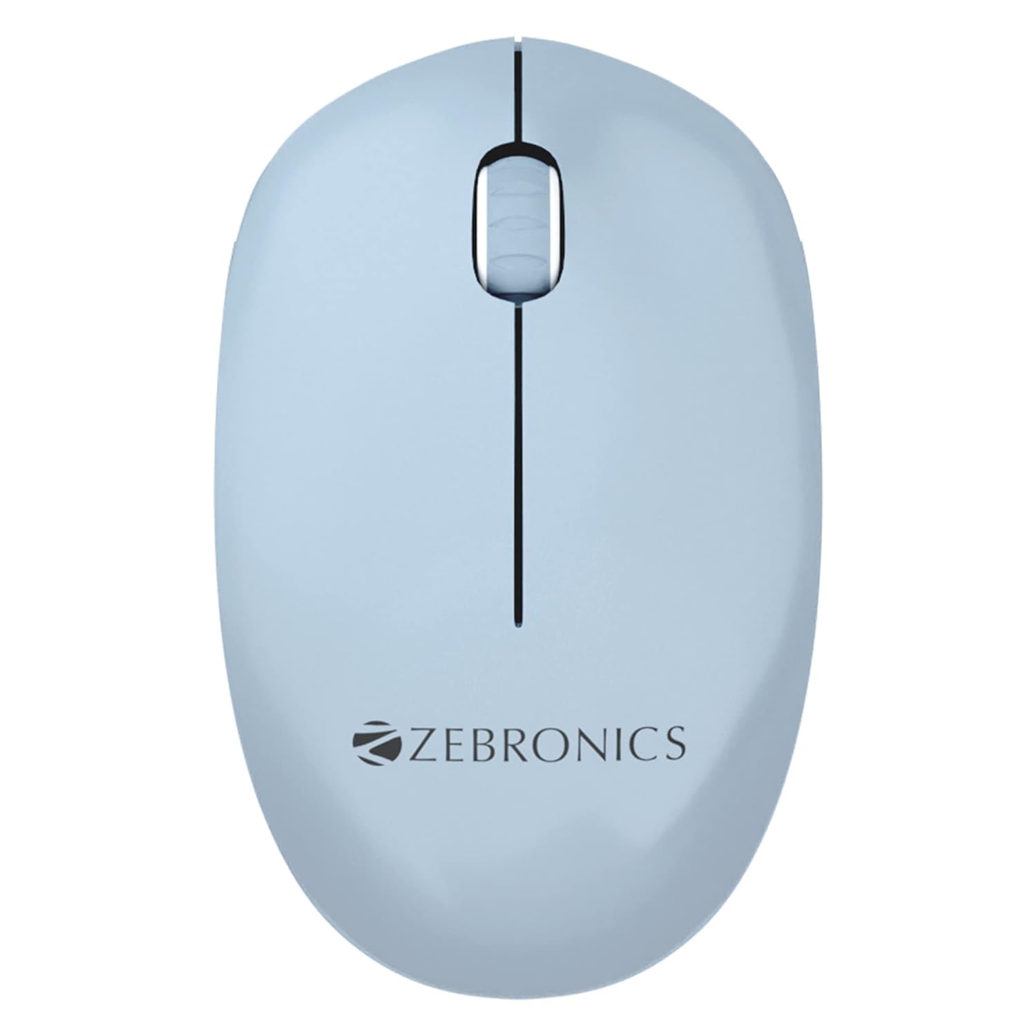 ZEBRONICS Zeb CHEETAH Wireless mouse with 1600 DPI, High accuracy, Ergonomic design Wireless Optical Mouse?(USB 2.0, Blue)