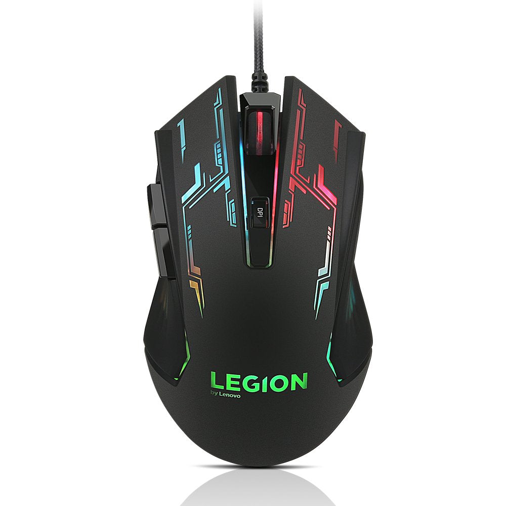 Lenovo Legion M200 Wired Optical Gaming Mouse?(USB, Black)