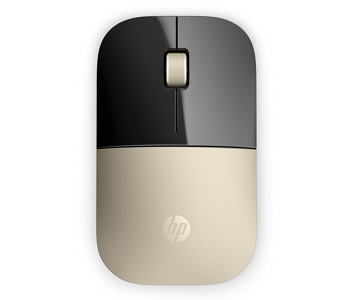 HP Z3700 /Slim form with USB receiver,16 month battery life, 1200DPI Wireless Optical Mouse?(2.4GHz Wireless, Gold, Black)