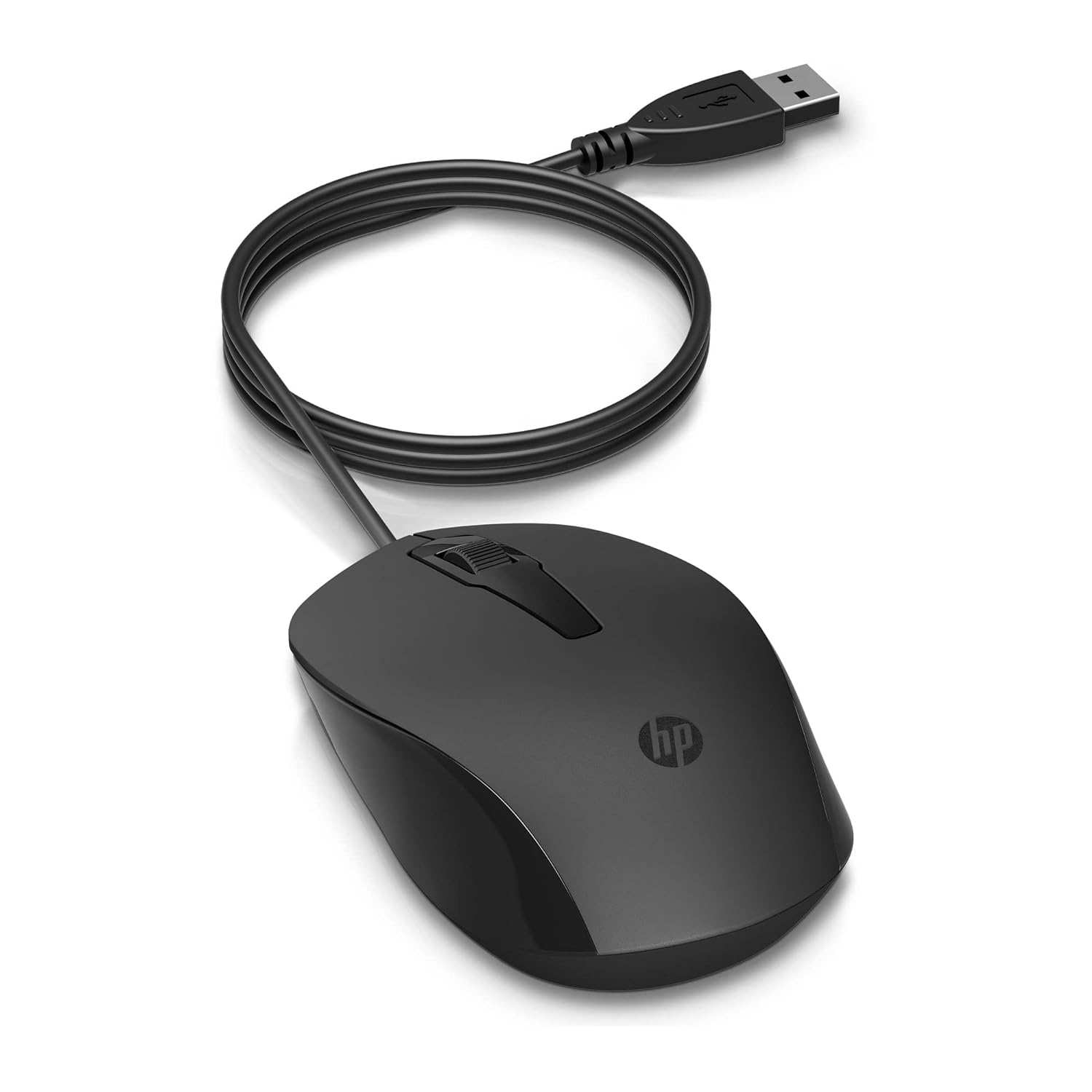HP 150 Wired Mouse Wired Optical Mouse?(USB 2.0, Black)