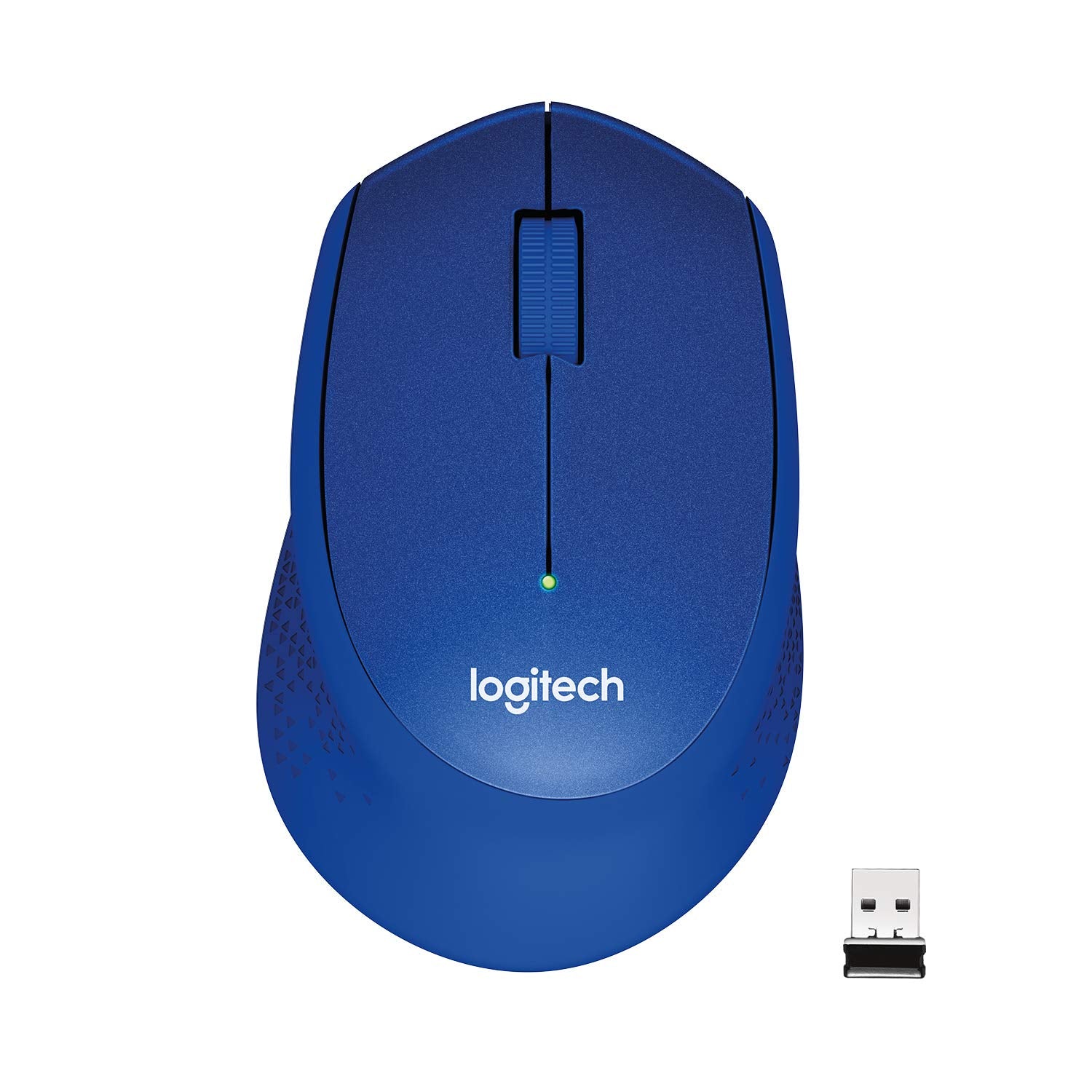 Logitech M331 Silent Plus, 1000 DPI Optical Tracking Wireless Optical Mouse?(2.4GHz Wireless, Blue)