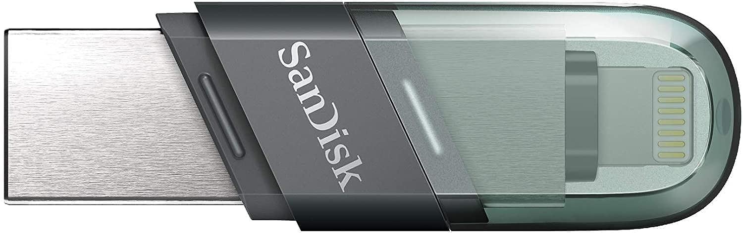 SanDisk iXpand Flash Drive Flip 64 GB OTG Drive?(Silver, Type A to Lightning)