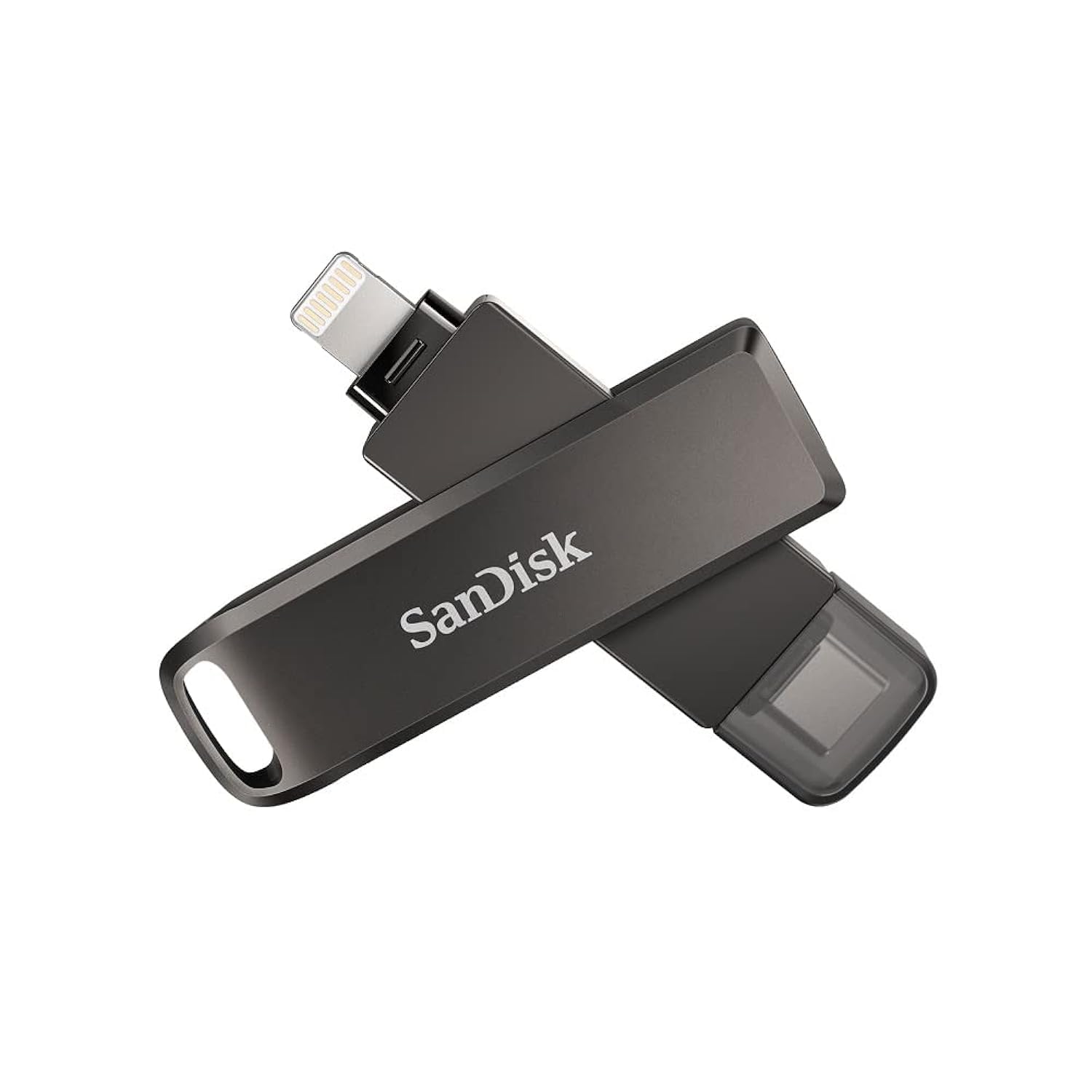 SanDisk iXpand, SDIX70N-128G-GN6NE, Type C, iPhone, iPad, Mac 128 GB Pen Drive?(Black)