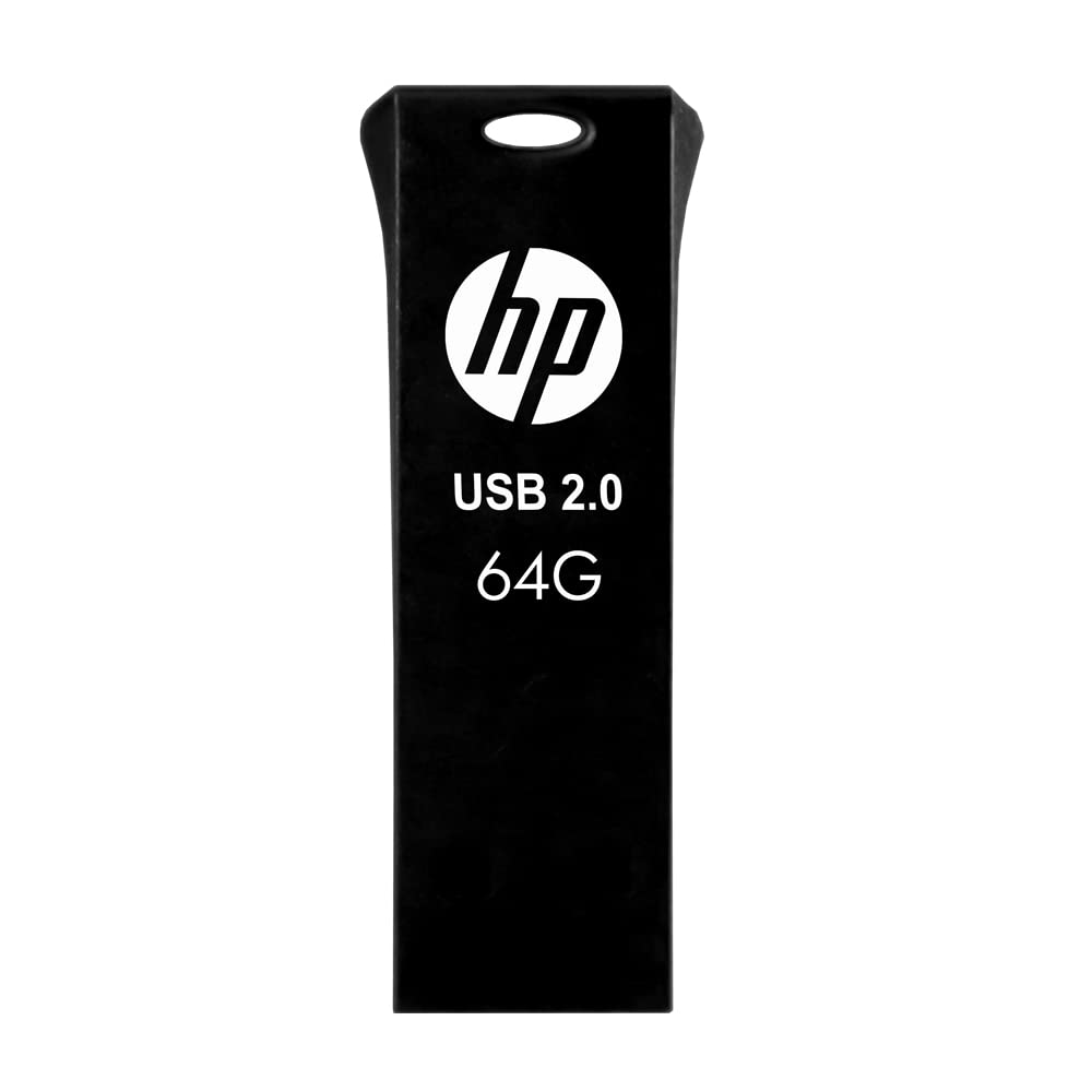 HP v207w 64GB USB 2.0 Pen Drive 64 GB Pen Drive?(Black, Black)