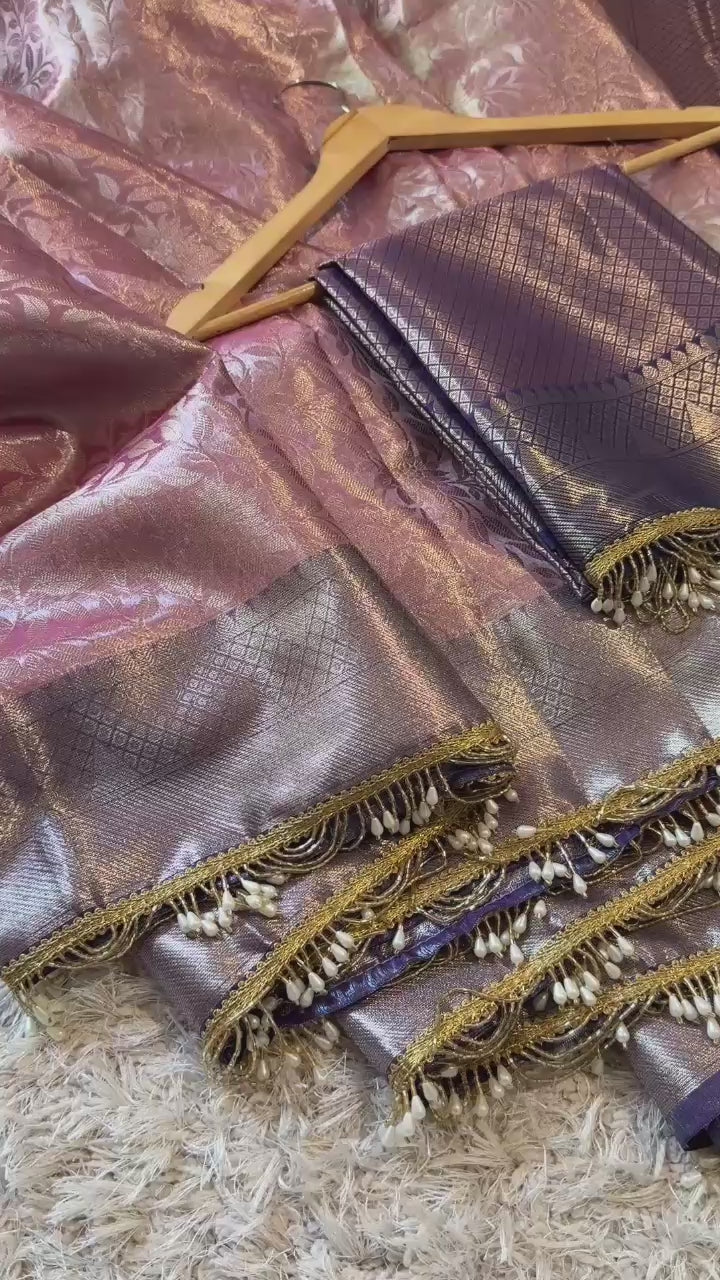 Banarasi Kanjivaram Tissue Silk Saree