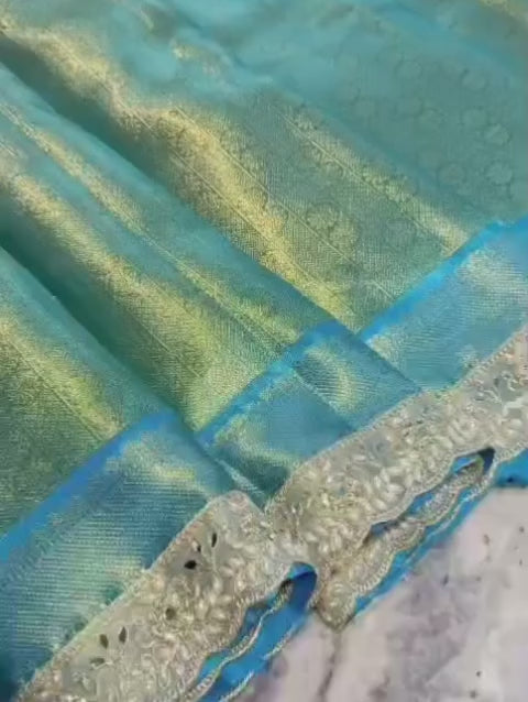 Banarasi Kanjivaram Katan Tissue Silk Saree