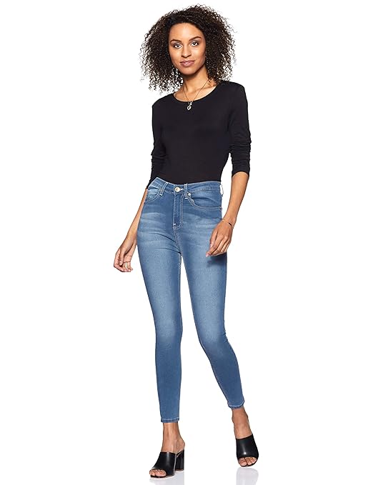 Women Ankle Length Light Blue Jeans