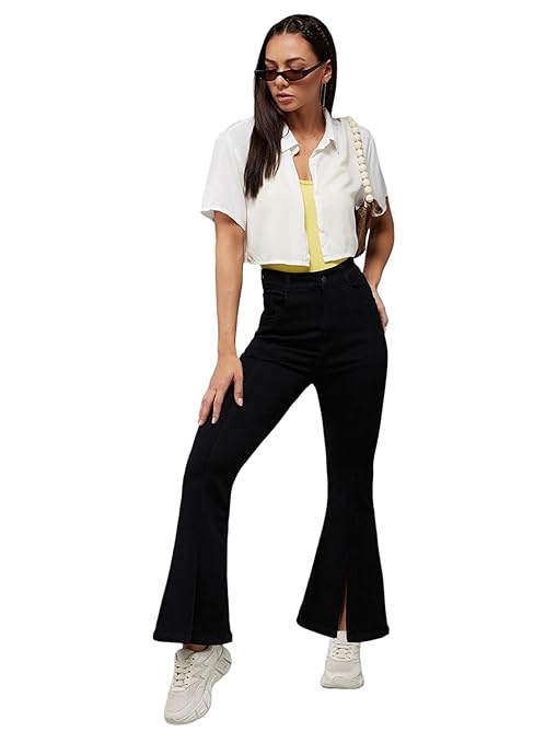Women's Bootcut Black Jeans